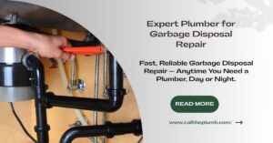 Plumber for Garbage Disposal Repair