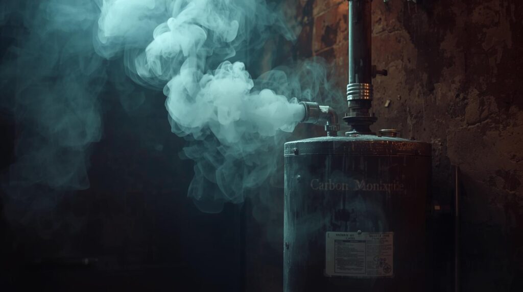 carbon monoxide water heater