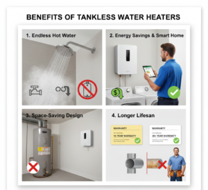 tankless water heater benefits