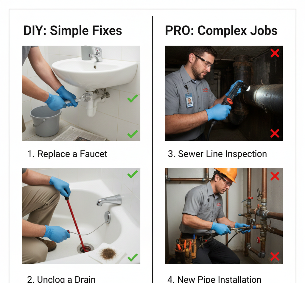 diy vs pro plumber