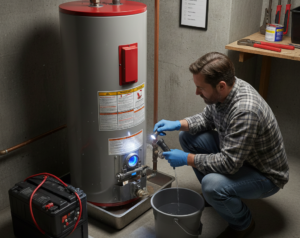 water heater inspection