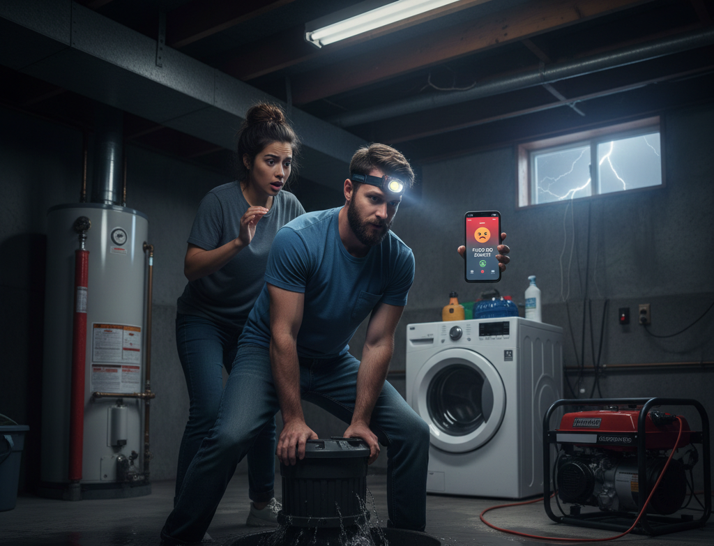 sump pump power outage