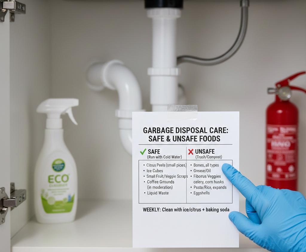 garbage disposal care