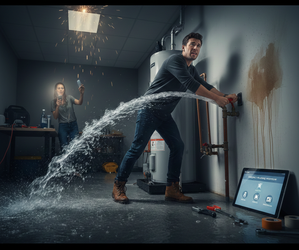 burst pipe emergency