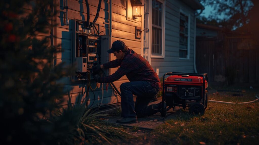generator plumbing safety